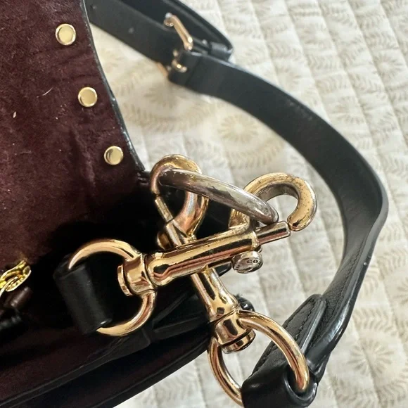 Coach Georgie shoulder bag with color block and rivets - Picture 6 of 7